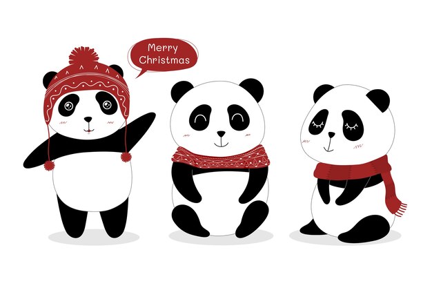 Leuke panda-set.