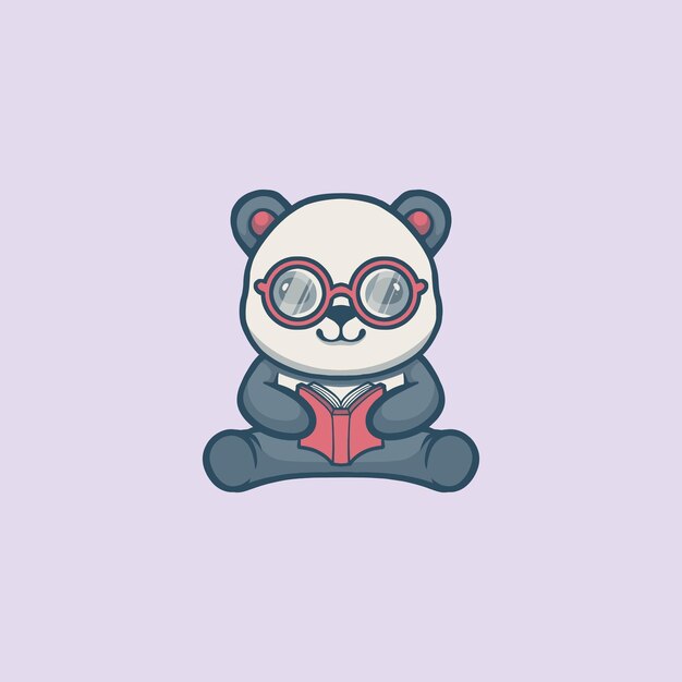 Vector leuke panda vectorstok