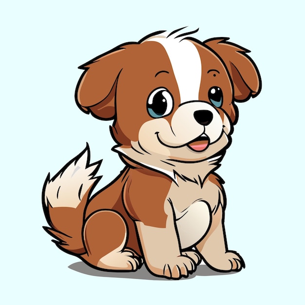 Leuke puppy hond vector