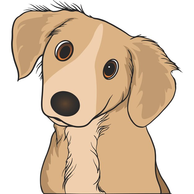 Vector leuke puppy vector clipart