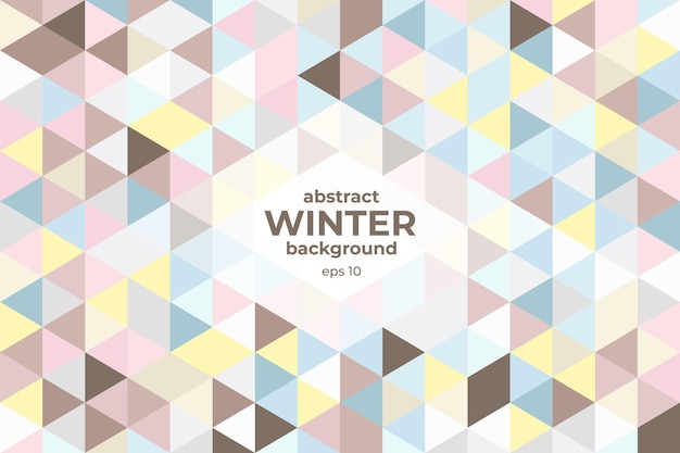 Leuke rustige winter abstracte vector achtergrond