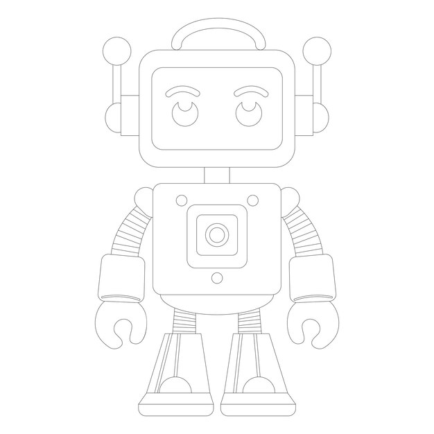 Leuke serieuze robot.
