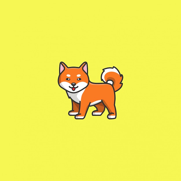 Leuke Shiba Inu Vector