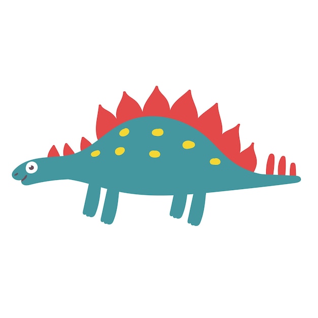 Vector leuke stegosaurus-dinosaurus