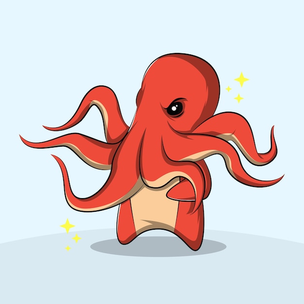 Leuke stripfiguur van Octopus