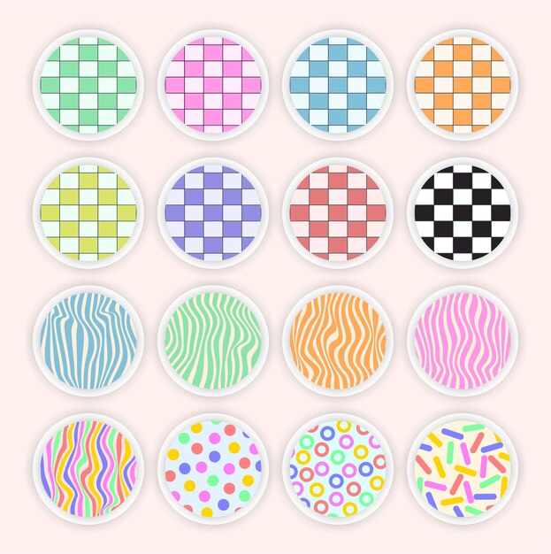 Leuke vectorillustratie van naadloze voetbal golvende vloeibare vorm kleurrijke cirkelpatroon kunst