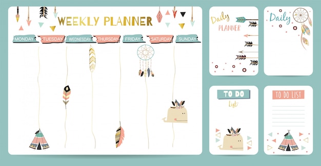 Leuke weekplanner voor kinderen