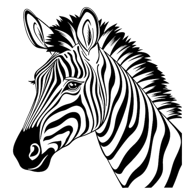 Leuke zebrakop