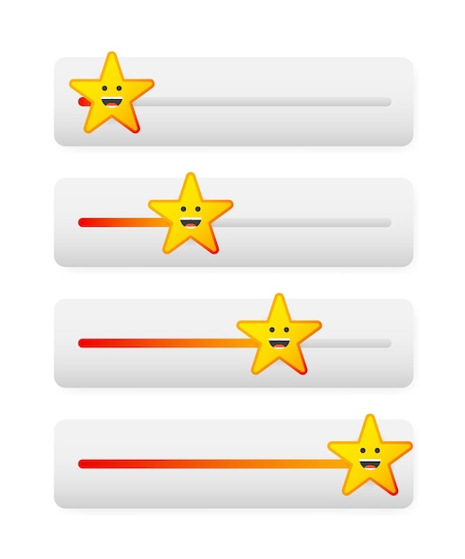 Level slider in flat style on white background. Flat vector. Arrow icon. Vector color icon.