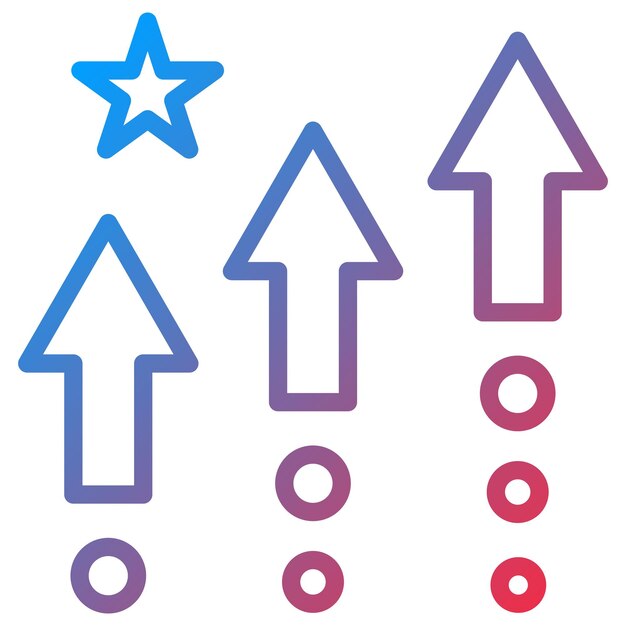 Level up icoon vector afbeelding Kan worden gebruikt voor Game Design