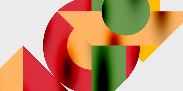Levendige abstracte achtergrondcirkels met gladde gradiënten creëren een dynamisch en modern ontwerp Ideaal voor creatieve tech- of hedendaagse projecten