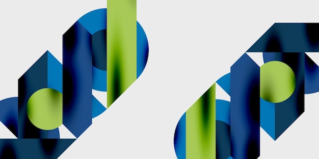 Levendige abstracte achtergrondcirkels met gladde gradiënten creëren een dynamisch en modern ontwerp Ideaal voor creatieve tech- of hedendaagse projecten