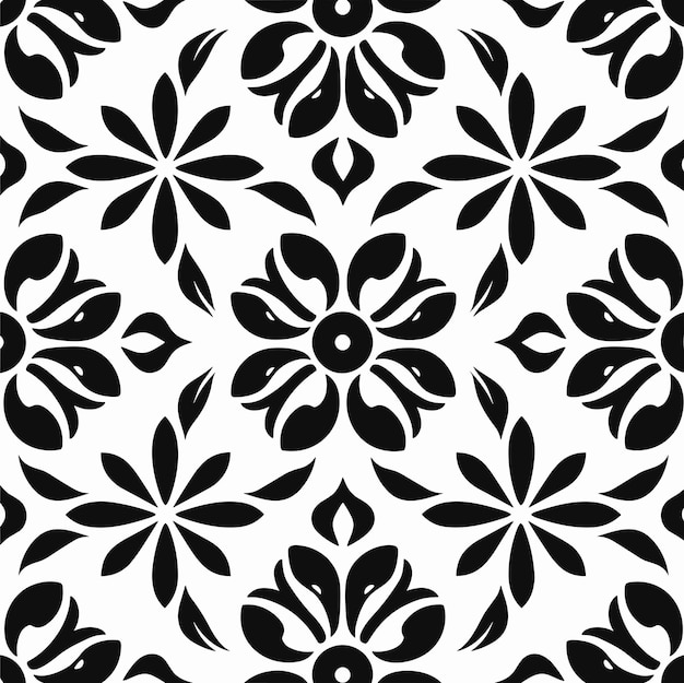 Levendige bloemmotief ontwerp naadloze vectorillustratie