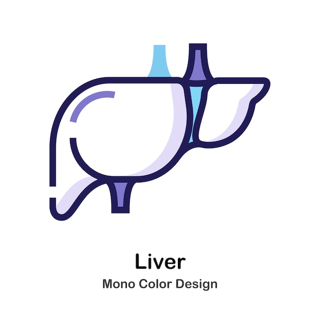 Lever mono kleur pictogram