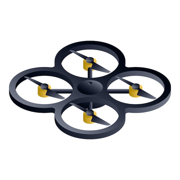 Levering drone pictogram Isometrisch van levering drone vector pictogram voor webdesign geïsoleerd op een witte achtergrond