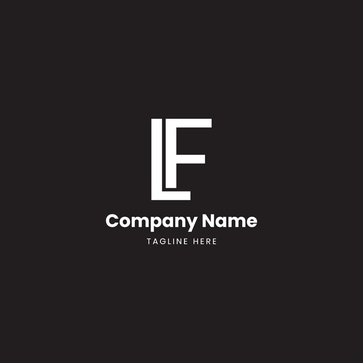 LF Letter Logo LF Letter Monogram LF Initials Letter