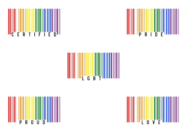 벡터 lgbt 코드 식별 문신 티셔츠 성별 다양성 기호 성별 다양성에 대한 그림