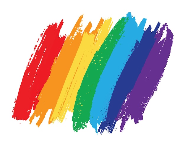 Vettore concetto lgbt flag pride rainbow lgbt lesbian
