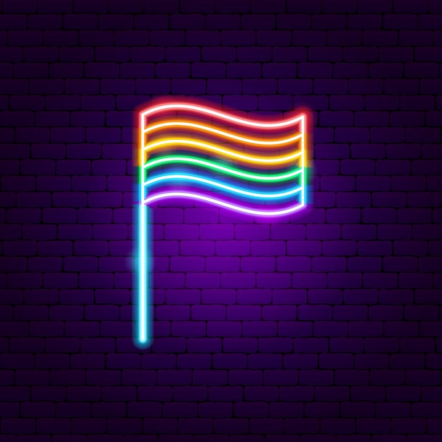 LGBT Flag Neon Sign