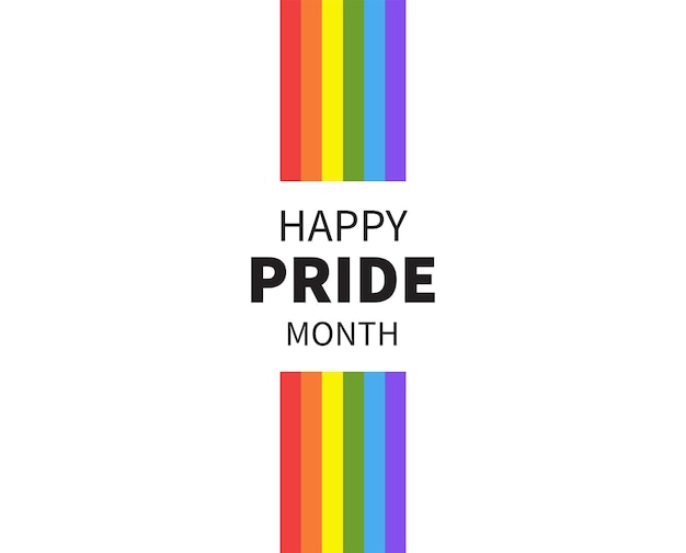 Lgbt pride banner lgbt rainbow flag lesbian gay bisexual transgender concept pride month june