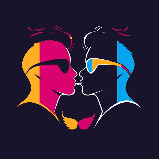 Vector lgbt pride design