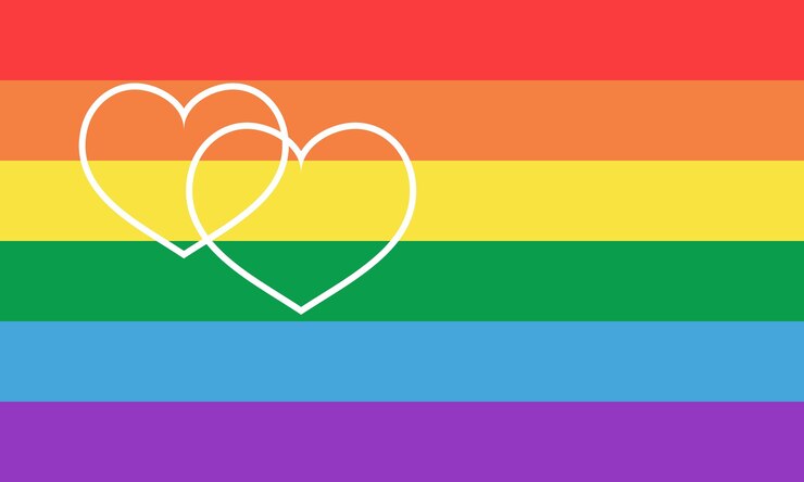 Vector lgbtプライドフラグ