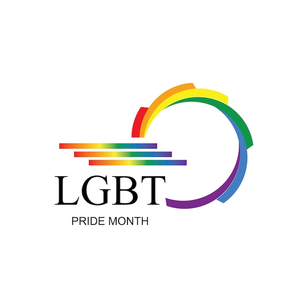 LGBT Pride Month Celebrated annually LGBT Human rights and tolerance Illustration