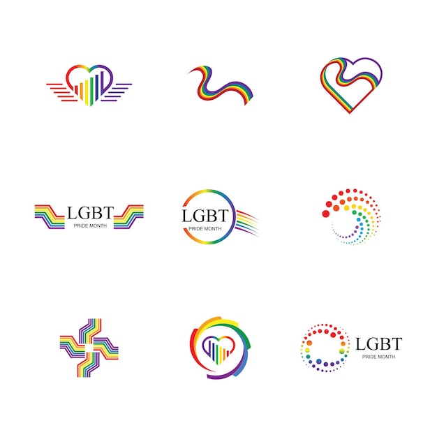 LGBT Pride Month Celebrated annually LGBT Human rights and tolerance Illustration