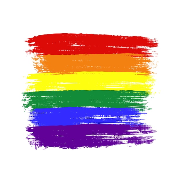 Concetto lgbt della bandiera dell'orgoglio arcobaleno lgbt