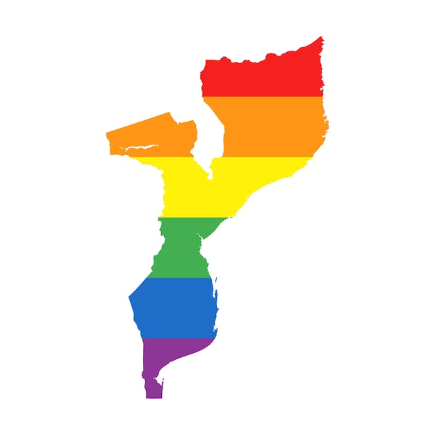 lgbtq gay pride rainbow  flag map of