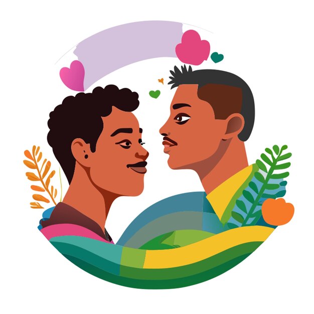 Vettore illustrazione vettoriale lgbtq