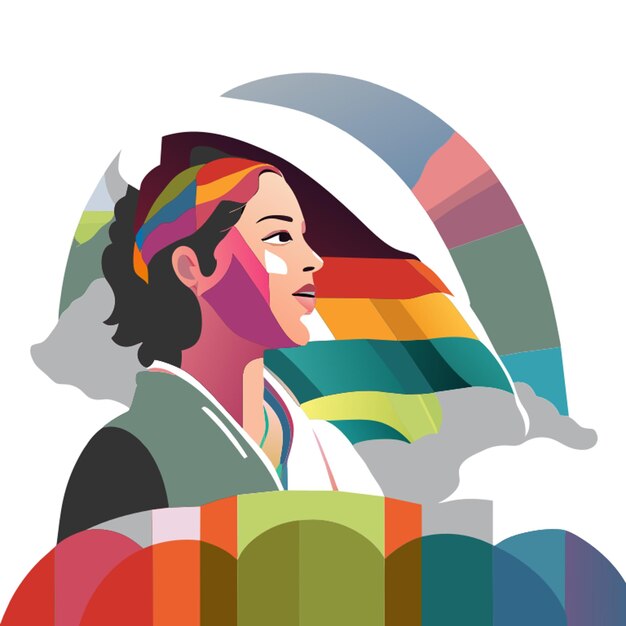 Vector lgbtq-vectorillustratie