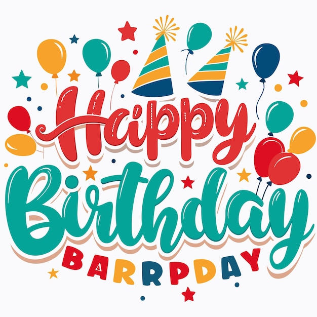 Vector lhappy birthday