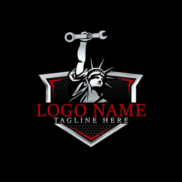 Дизайн логотипа свободы авто логотип векторный логотип