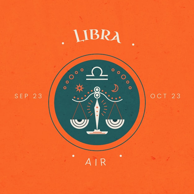 Vector libra logo template