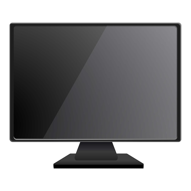 library monitor icon cartoon of library monitor vector icon for web design isolated on white background