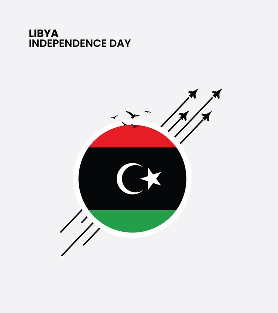 Vector libya independence day