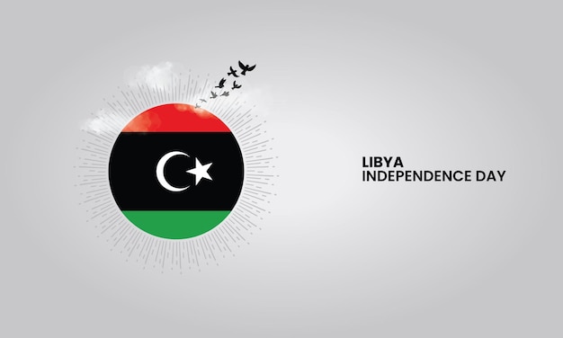 Vector libya independence day