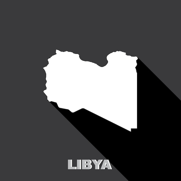 Libya map icon