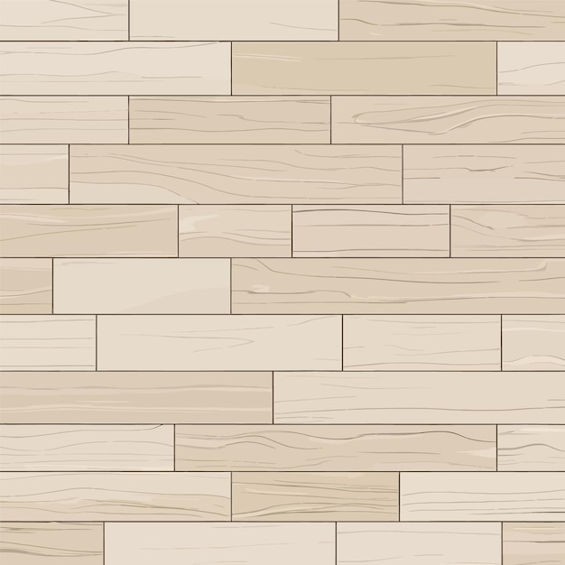 Licht beige houten tegels achtergrond naadloze vector illustratie vlak ontwerp hoge resolutie