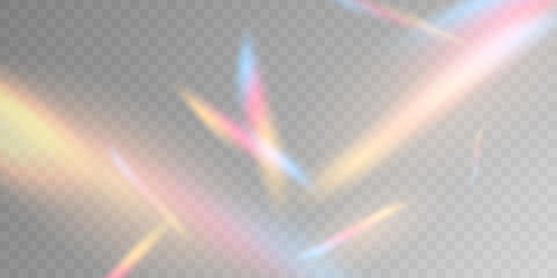 Licht-effect en zigzag lint vallen van boven op een straal van licht tinsel vector