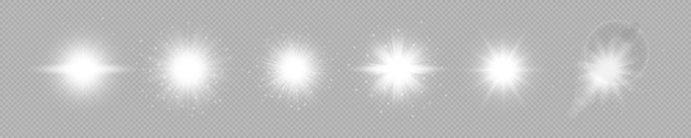 Licht-effect van lensflares