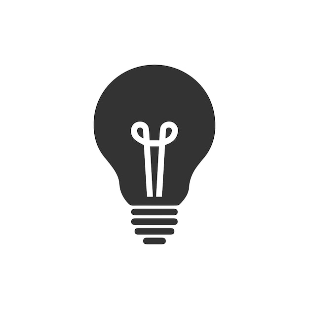 Licht pictogram vectorillustratie