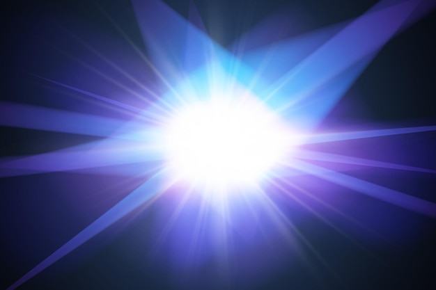 Licht ster kristal glanzend hologram bokeh Set van transparante kleureffecten