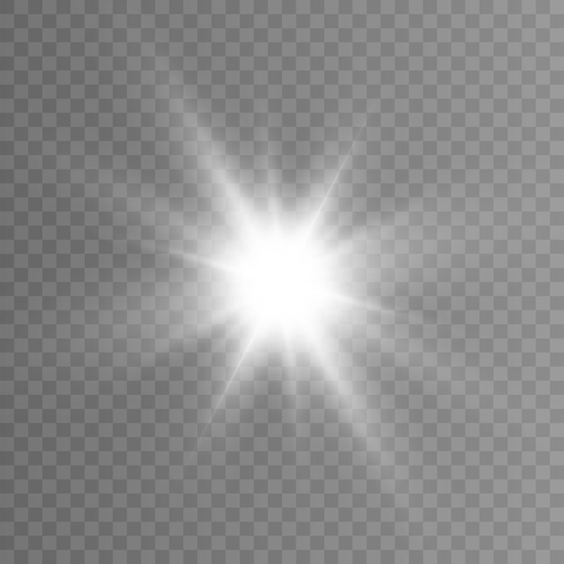 Licht witte ster png licht zonlicht png Lichtflits van koud licht met highlights