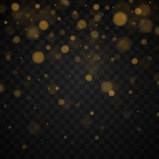 Lichte abstracte gloeiende bokeh lichten. Kerst concept.