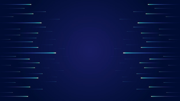 Lichtgevende lijnen vormen een vectorachtergrond met snelheidsdetectietechnologie