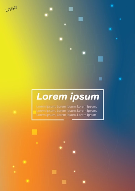 lichtgroene geometrische brochure poster gradiënt webpagina ontwerp sjabloon omgevingskleur achtergrond