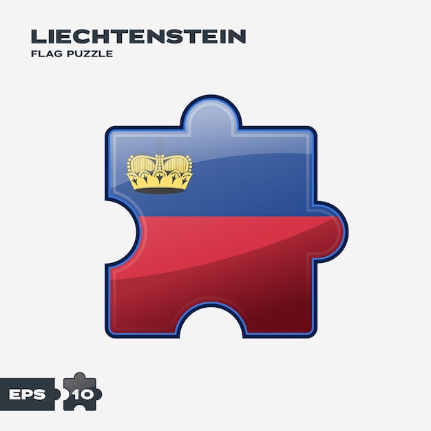 Liechtenstein Flag Puzzle