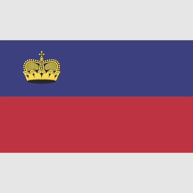 liechtenstein Flag Vector and JPG File